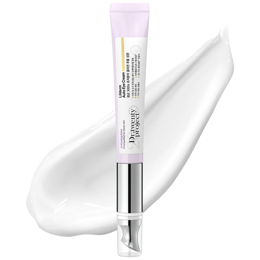 Dr.twentyproject Lifderm Eye Cream Auto Vibration showing soothing eye care and circulation support