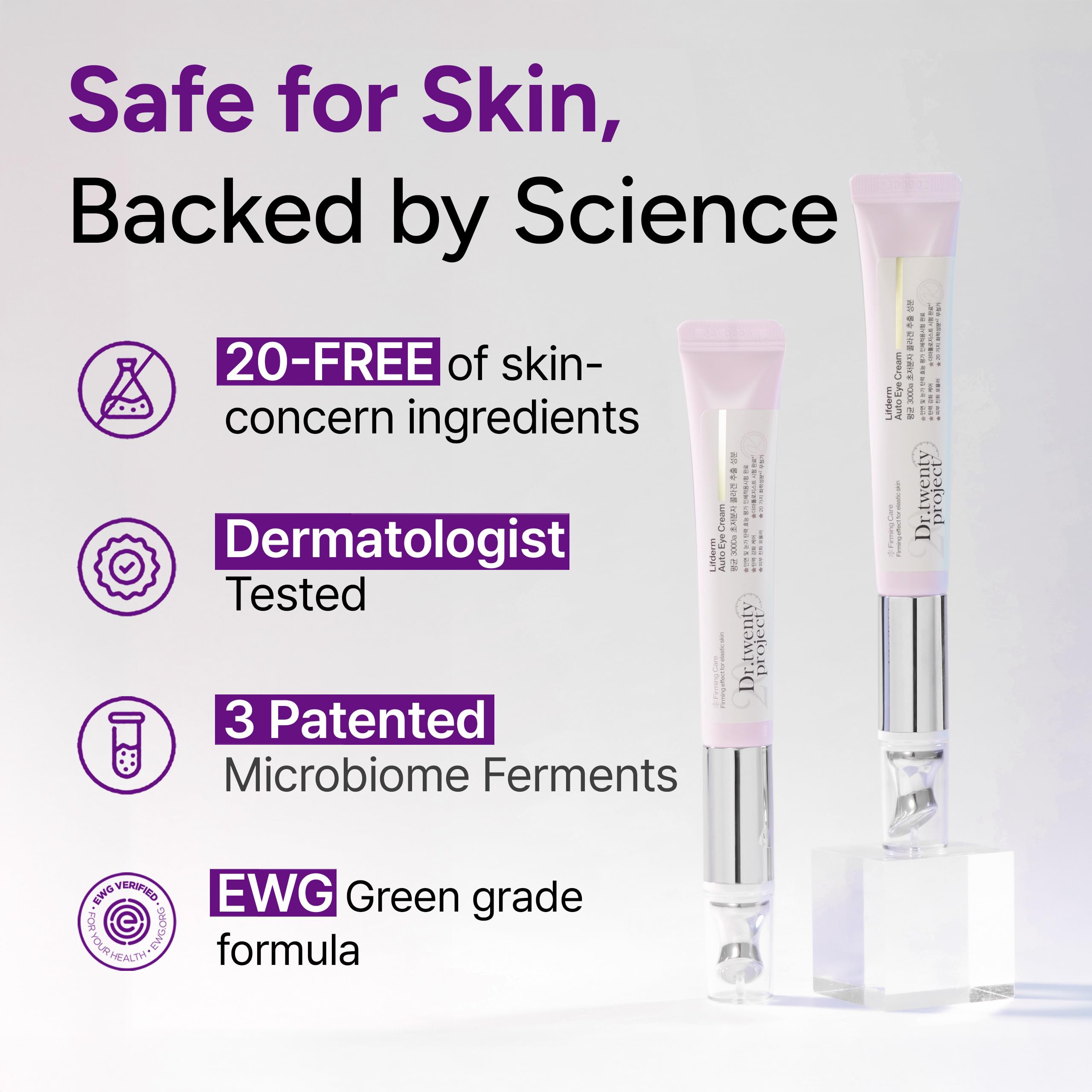 Dr.twentyproject Lifderm Eye Cream included in daily morning or evening routine