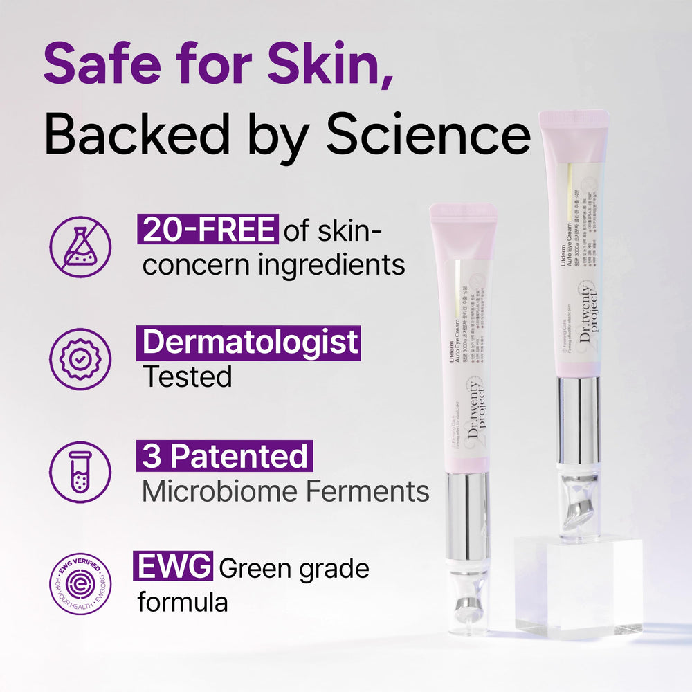 Dr.twentyproject Lifderm Eye Cream included in daily morning or evening routine