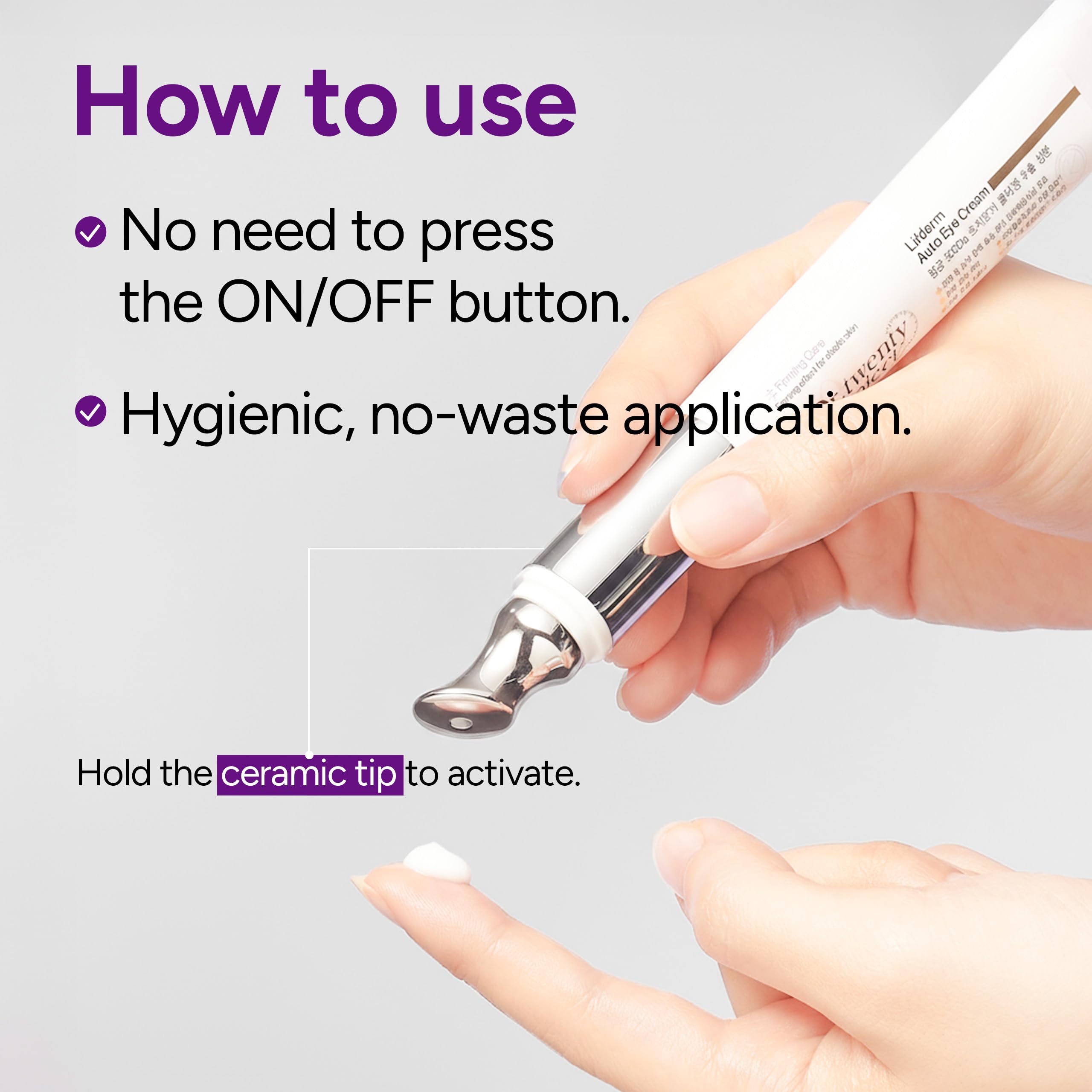 Dr.twentyproject Lifderm Eye Cream reusable device with replaceable battery