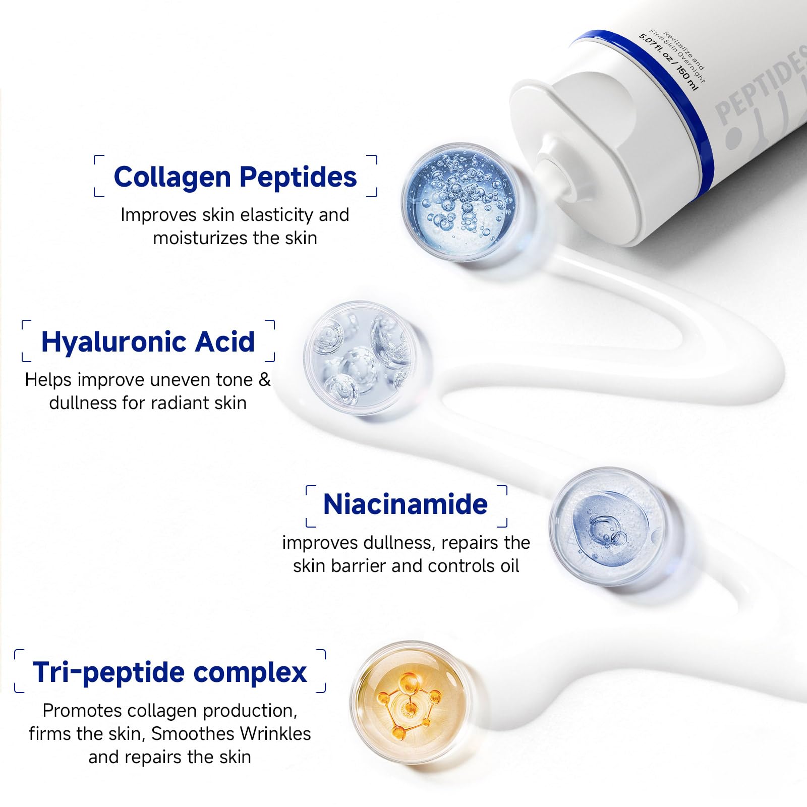 Hypoallergenic, alcohol-free formula suitable for sensitive skin