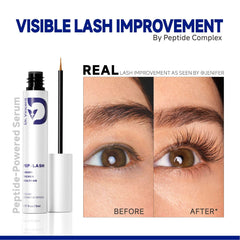 Dr Vincent lash serum bottle closeup highlighting peptide-rich formula for healthy lashes