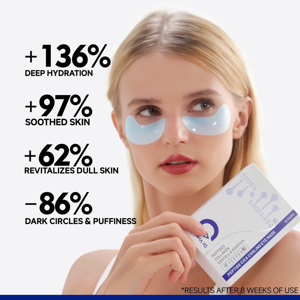 Dr Vincent Patch shows crystal collagen absorption turning transparent as serum is absorbed.