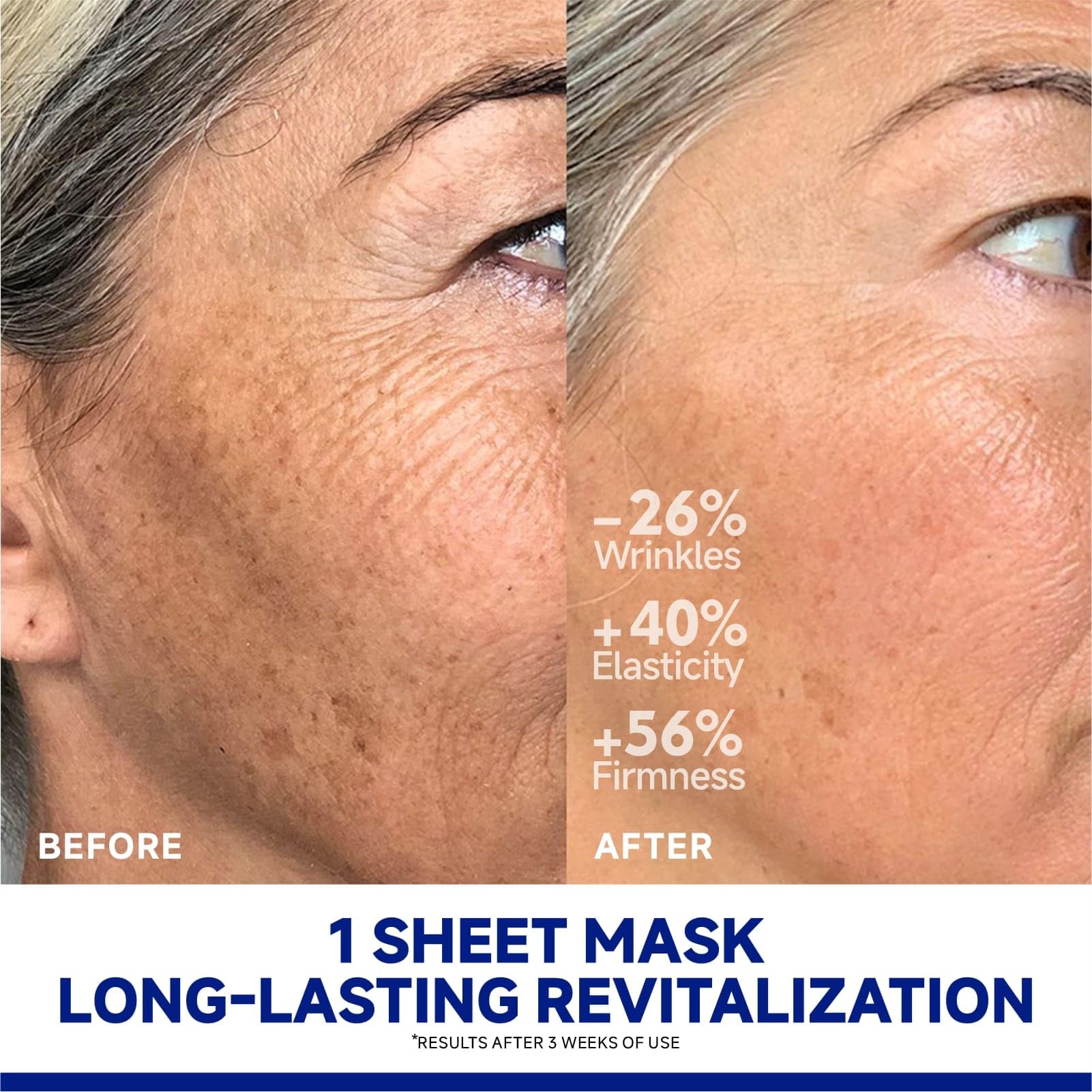 Dr Vincent sheet mask on face close-up highlighting hydration absorption