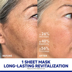 Dr Vincent sheet mask on face close-up highlighting hydration absorption