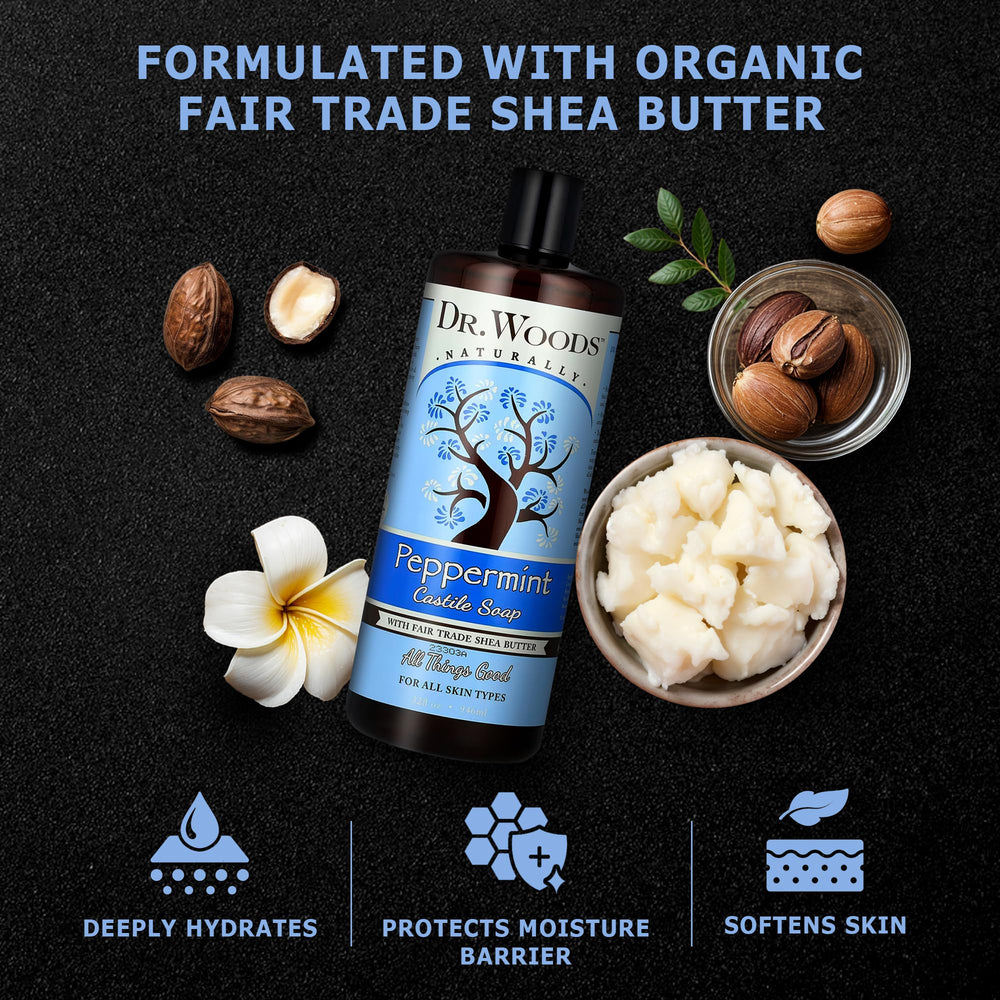 Peppermint oil scent provides a refreshing cleanse and tingle.