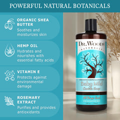 Dr. Woods Unscented Baby Mild Castile Soap for face - ideal for sensitive skin cleansing.
