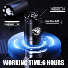 Dragonhawk A2 Mcore-A motor close-up suggests smooth, quiet operation.