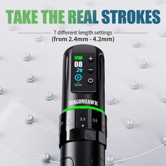Dragonhawk L3 smart screen provides clear controls at a glance.