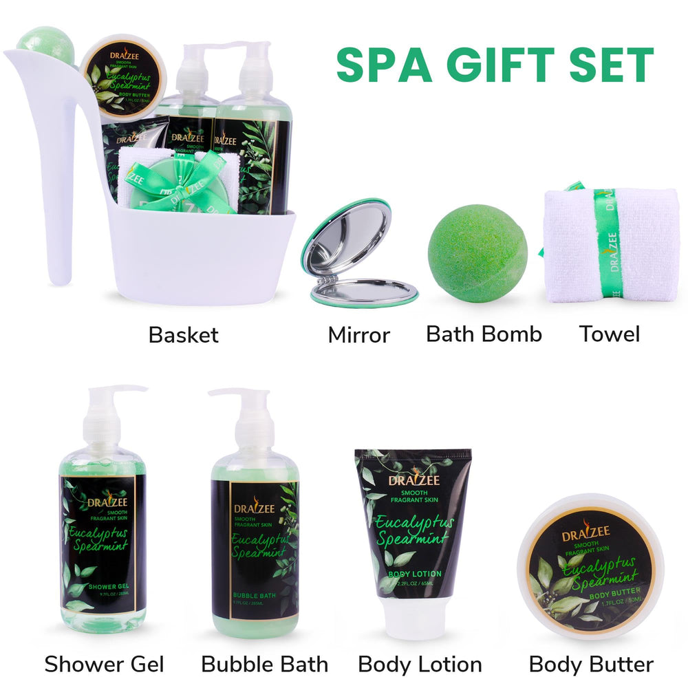 Draizee soft towel and mirror complete pampering routine