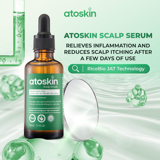 dratoskin scalp serum pump close-up emphasizes easy application and clean dispensing.