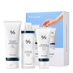 Dr.Ceuracle Pro Balance cleansing foam bottle shows gel-to-foam action for daily gentle cleansing