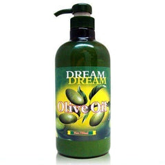 Dream Dream Olive Oil Lotion texture shows a non-greasy finish