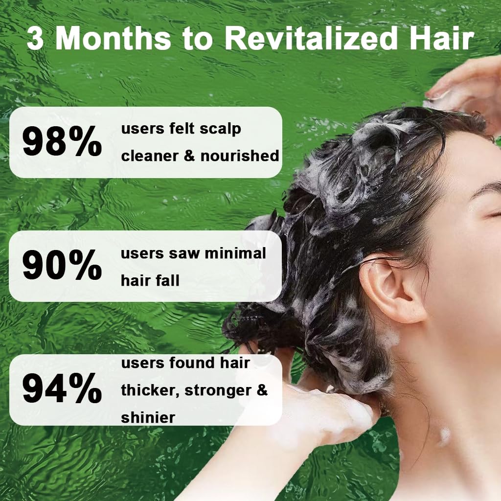 DreamCatching Rosemary Shampoo daily-use bottle shows light, refreshed hair.