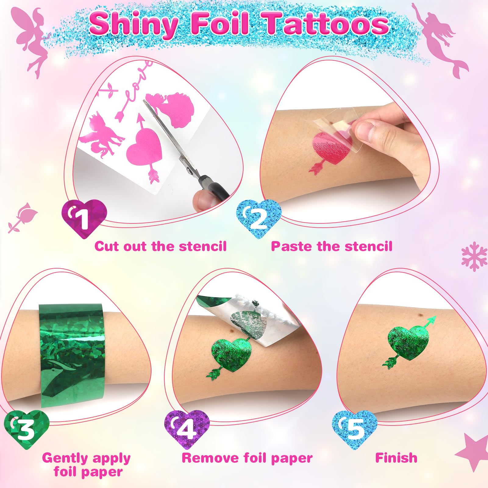 Dreamon gift-ready glitter tattoo kit for parties and celebrations