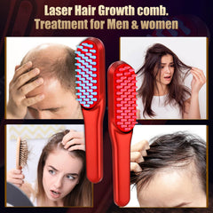 DREWALA Front view of comb, compact device for convenient sessions.