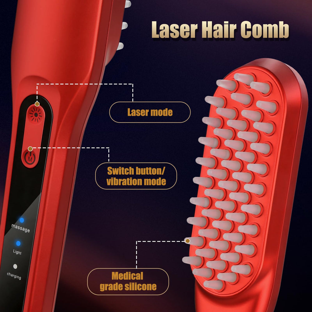 DREWALA LED red light therapy for hair growth device in action, potential vitality support.