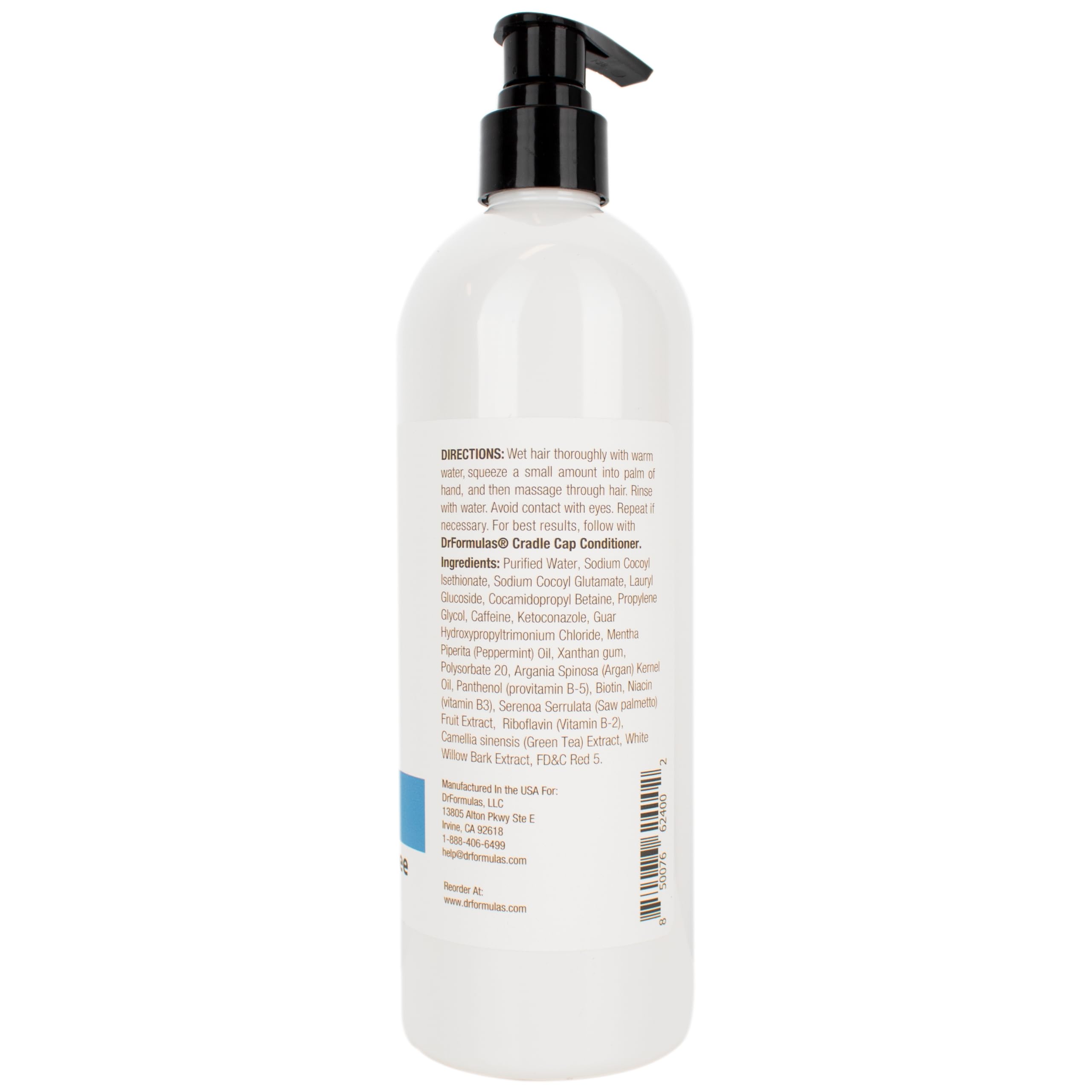 DrFormulas avocado oil ingredient supports scalp moisture balance.