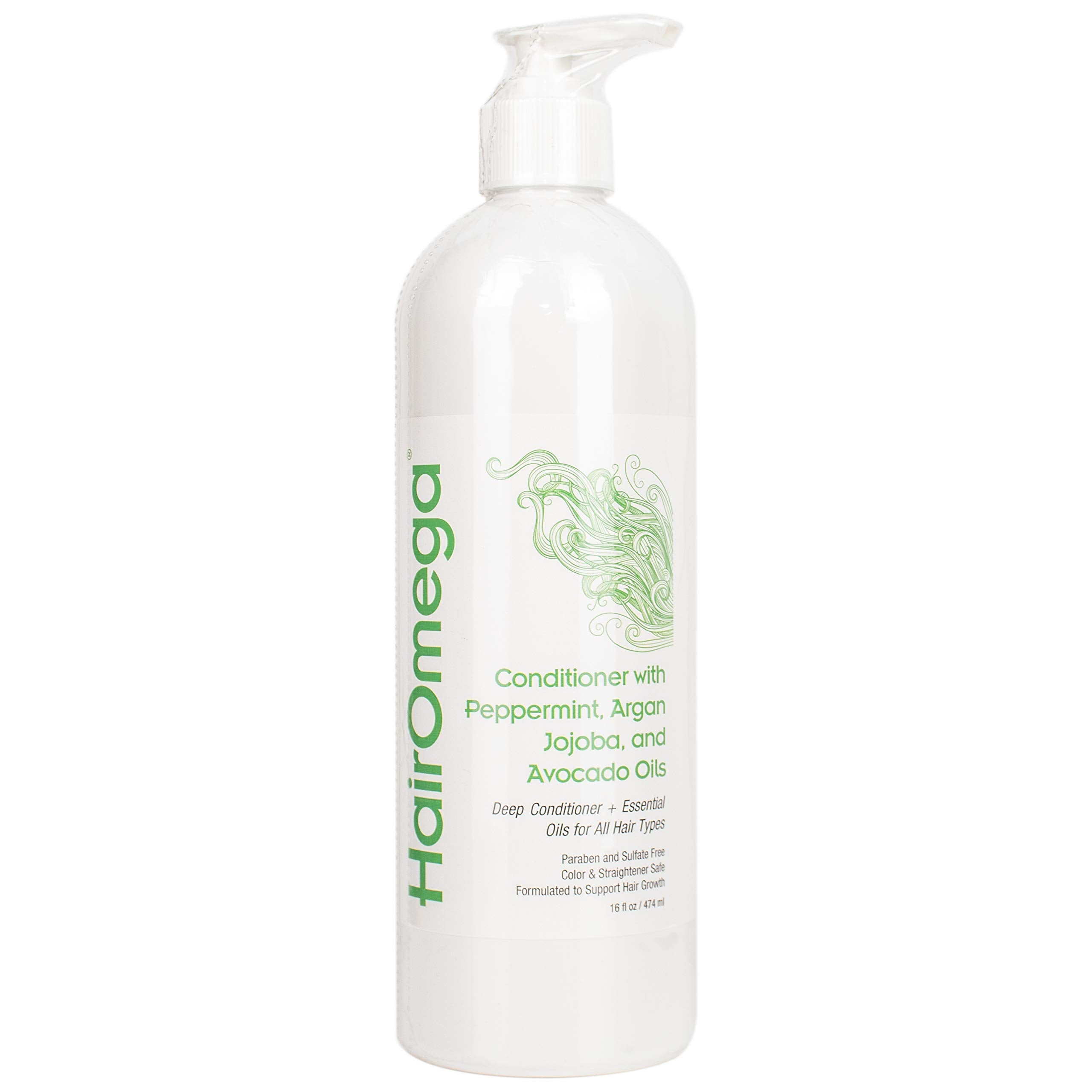 DrFormulas HairOmega Conditioner application showing deep moisture for scalp comfort