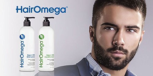 DrFormulas HairOmega set box presenting the complete sulfate-free care duo