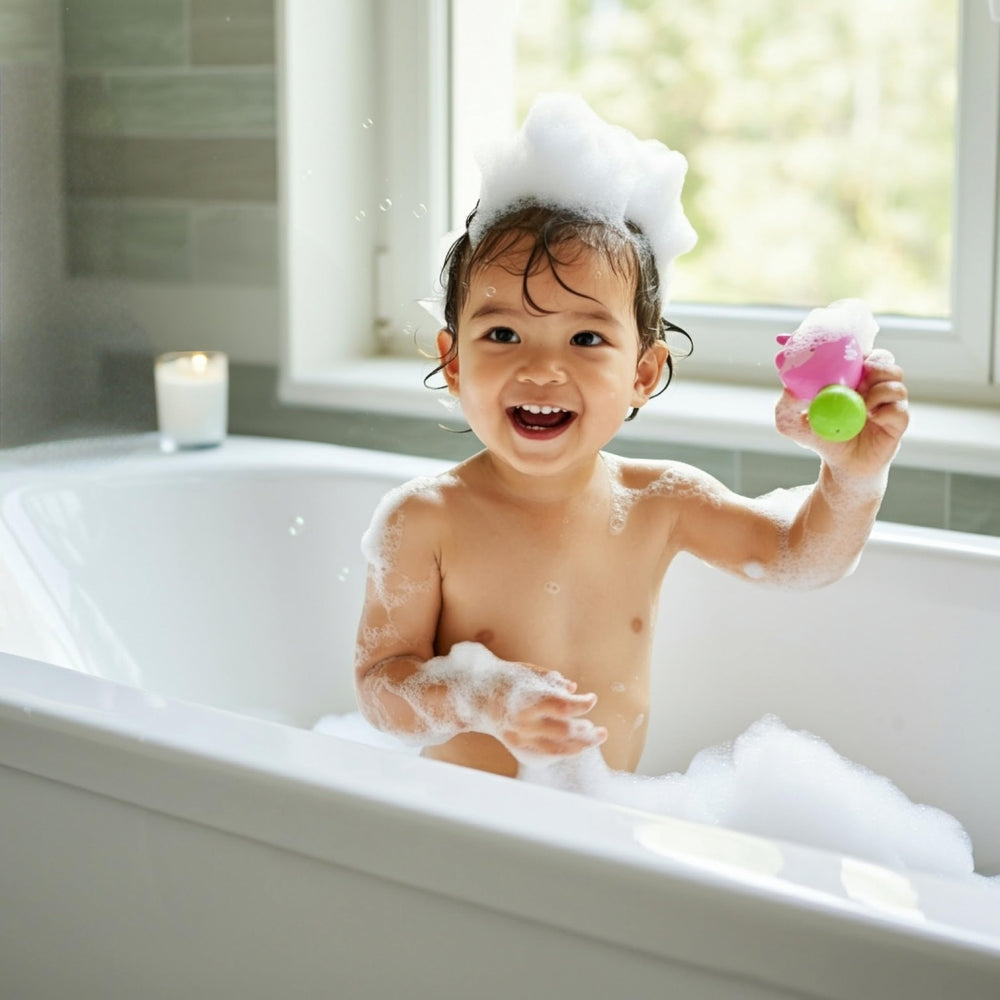 DrFormulas shampoo and conditioner set displayed for infant use.