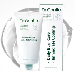 Dr.Gentle After Sun Cooling Gel bottle ready to soothe heat-stressed skin.