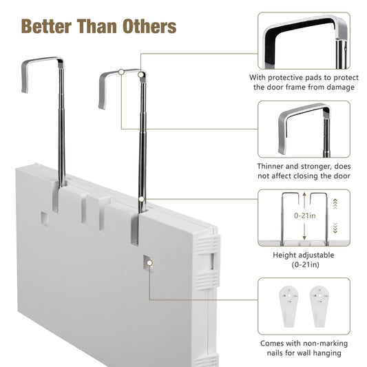 Dripex LED light strips provide adjustable brightness for makeup tasks.
