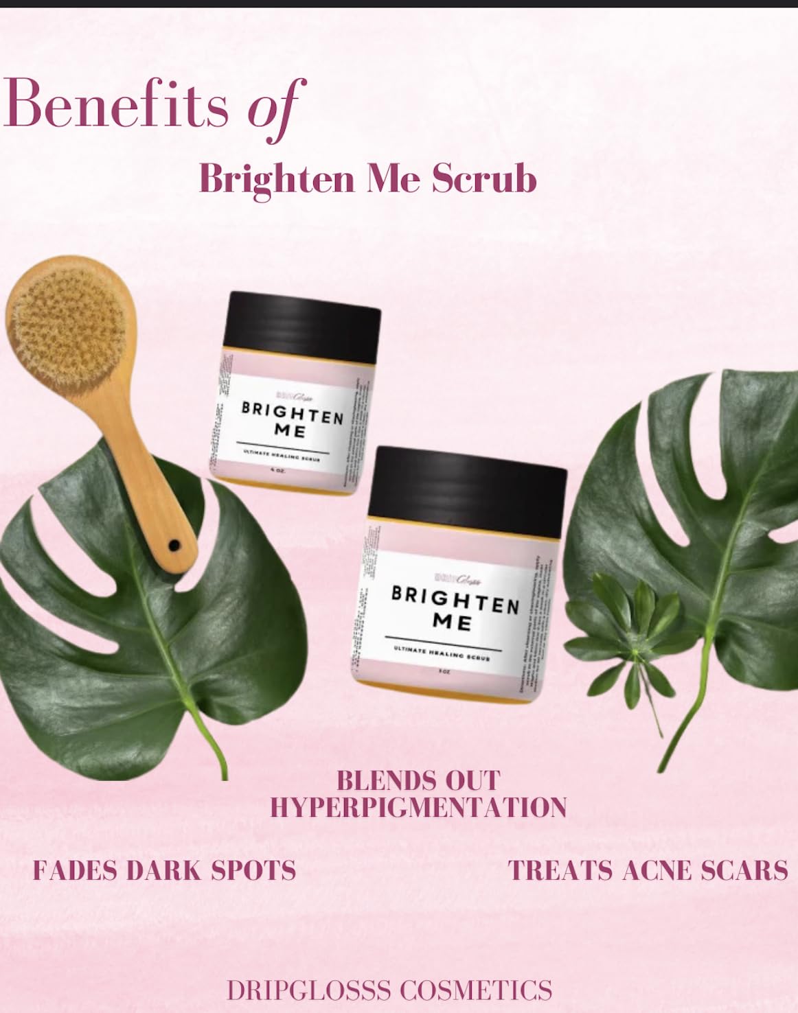 Ingredients include turmeric and yoni oil for natural, gentle exfoliation.