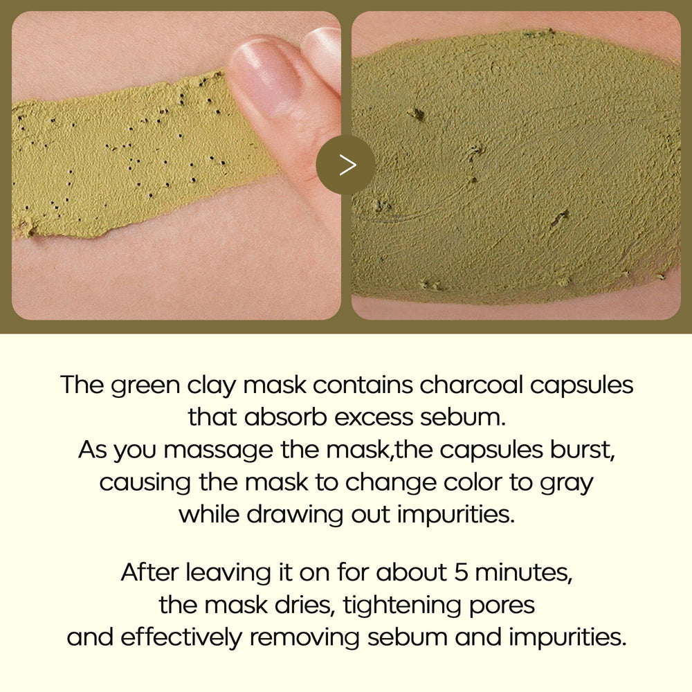 Dr.Melaxin Dubai Peptide Clay Mask color change during massage