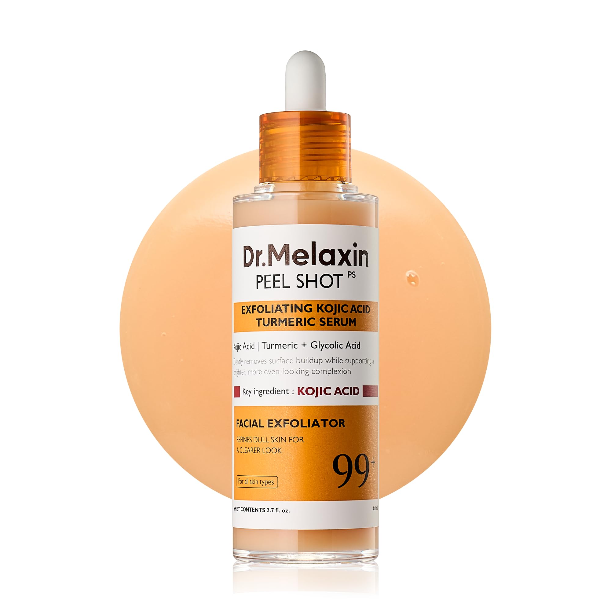 Dr.Melaxin Peel Shot bottle front for brightening routine