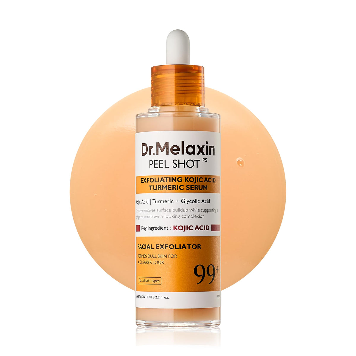 Dr.Melaxin Peel Shot bottle front for brightening routine