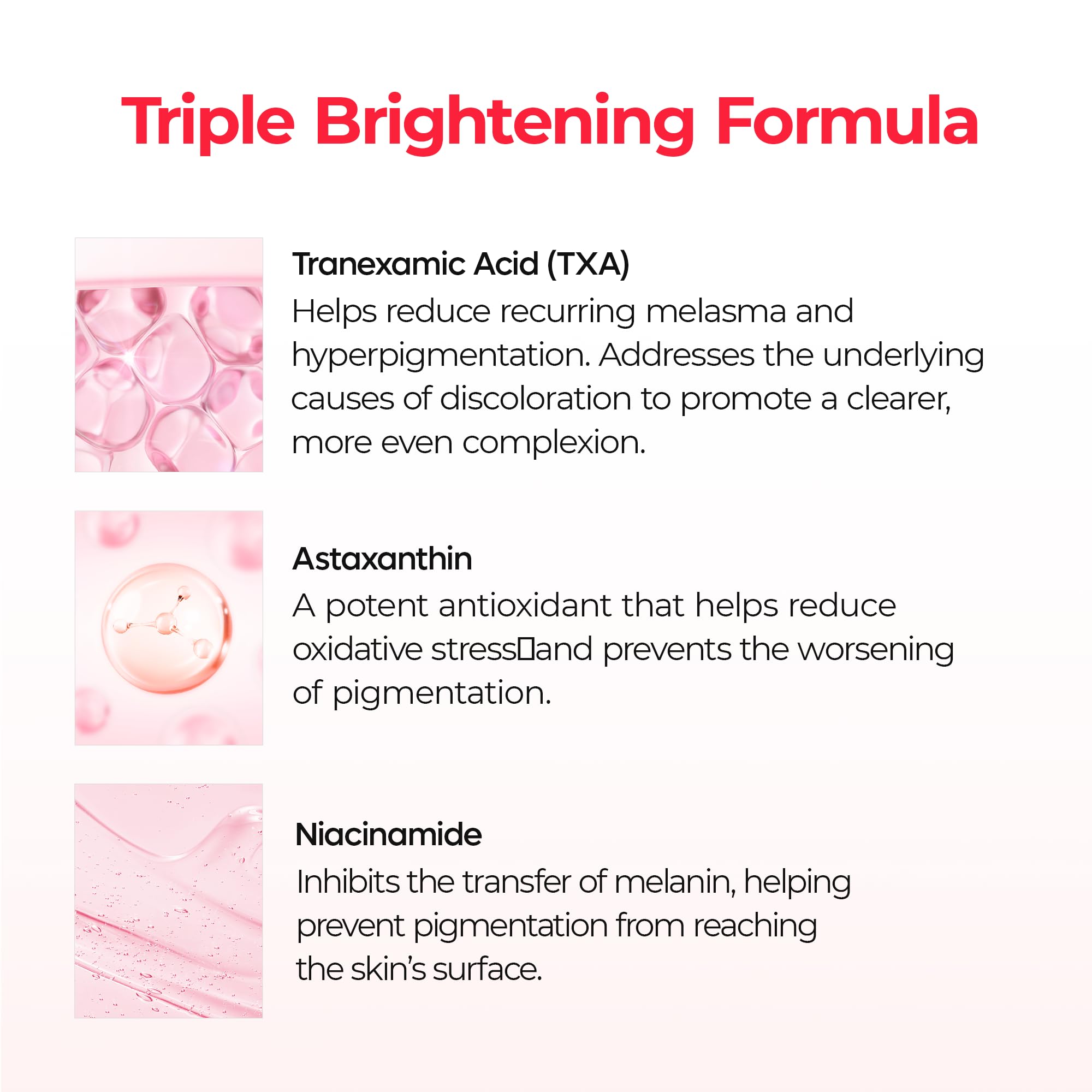 Dr.Melaxin TXA mask texture close-up captures creamy, peel-off consistency.