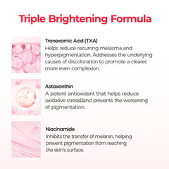 Dr.Melaxin TXA mask texture close-up captures creamy, peel-off consistency.