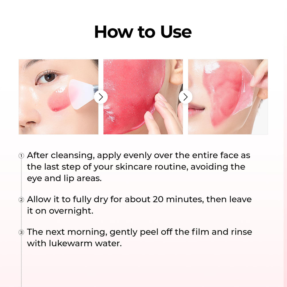Dr.Melaxin TXA mask glow effect in a nighttime routine for radiant skin.