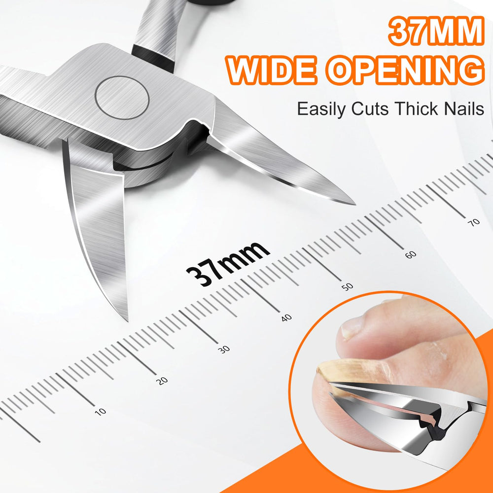 DRMODE 20mm edge reaches deep into nail grooves.