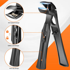 DRMODE ergonomic ABS handle provides a comfortable, non-slip grip.