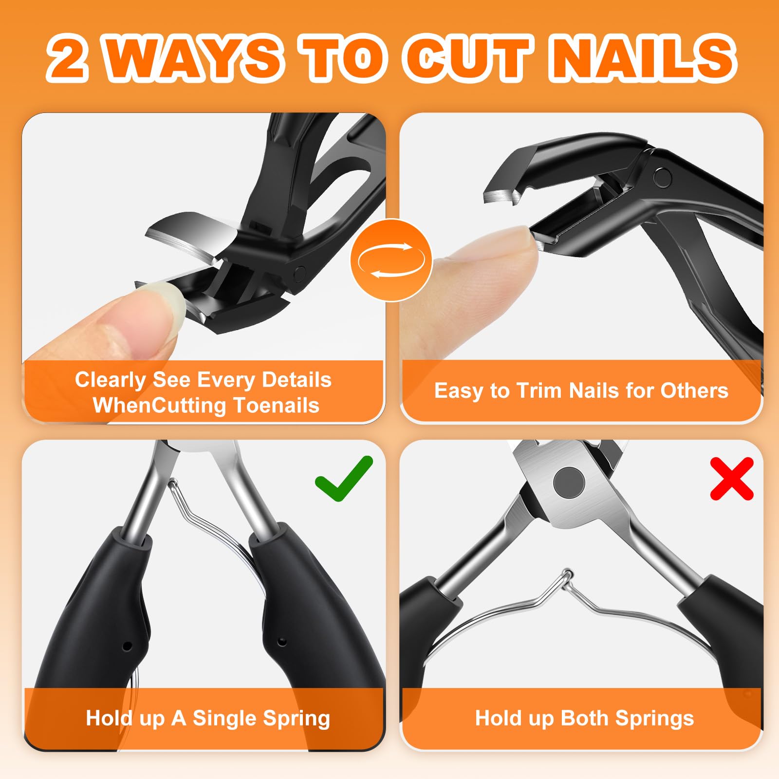 DRMODE nail file and lifter included for easy maintenance.