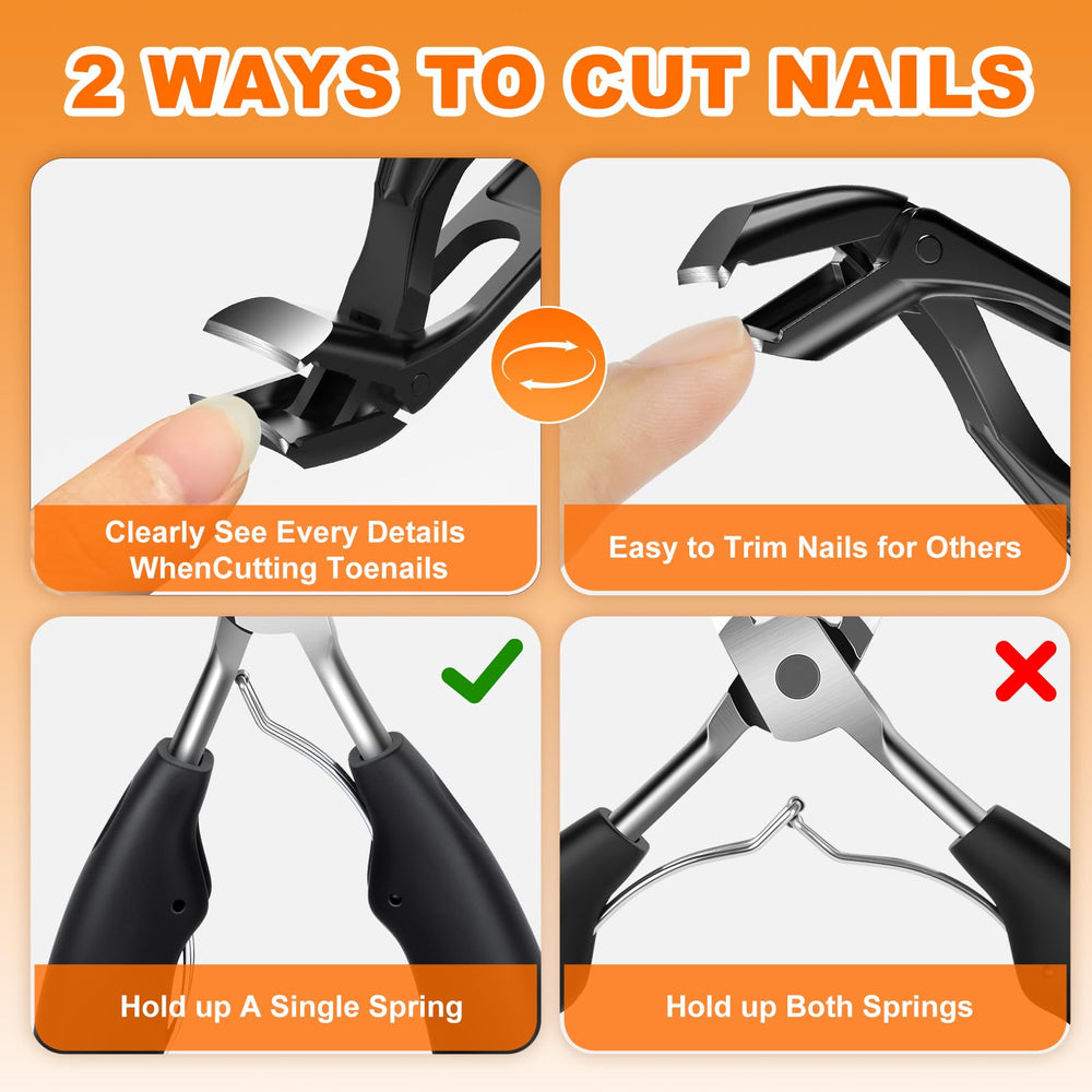 DRMODE nail file and lifter included for easy maintenance.
