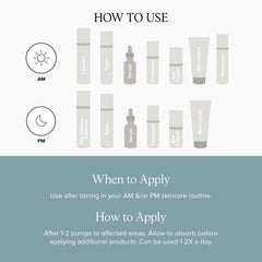 DRMTLGY acne spot treatment back panel with usage tips.
