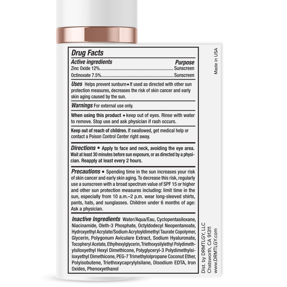 DRMTLGY packaging promotes an easy, everyday skincare routine