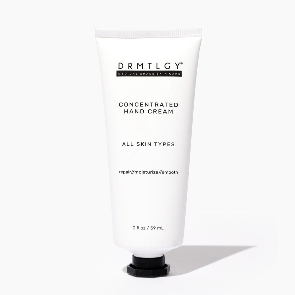 DRMTLGY hand cream for dry hands; deeply hydrates without grease