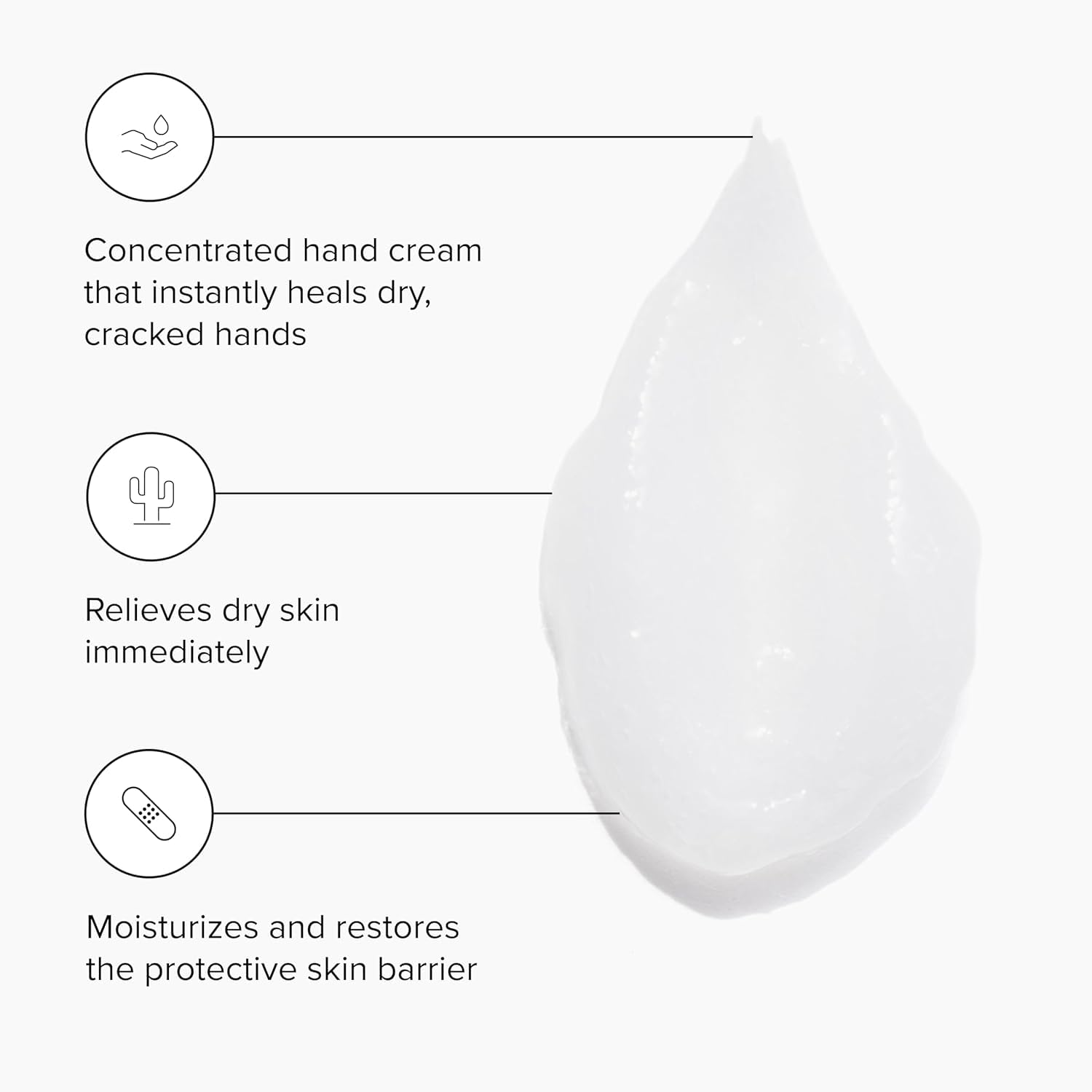 DRMTLGY fragrance free hand cream; suitable for sensitive skin