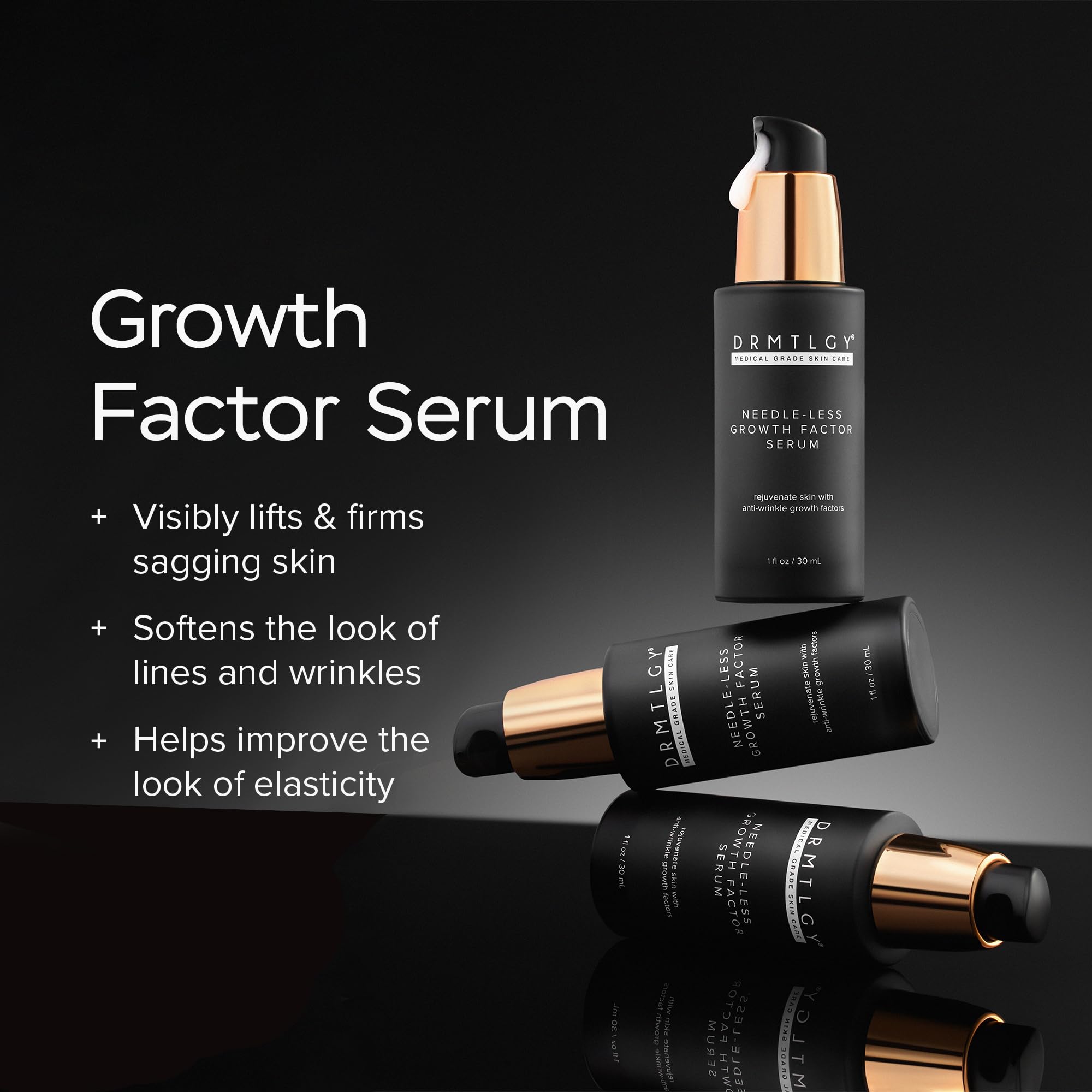 DRMTLGY hyaluronic acid scene shows reinforced skin barrier hydration