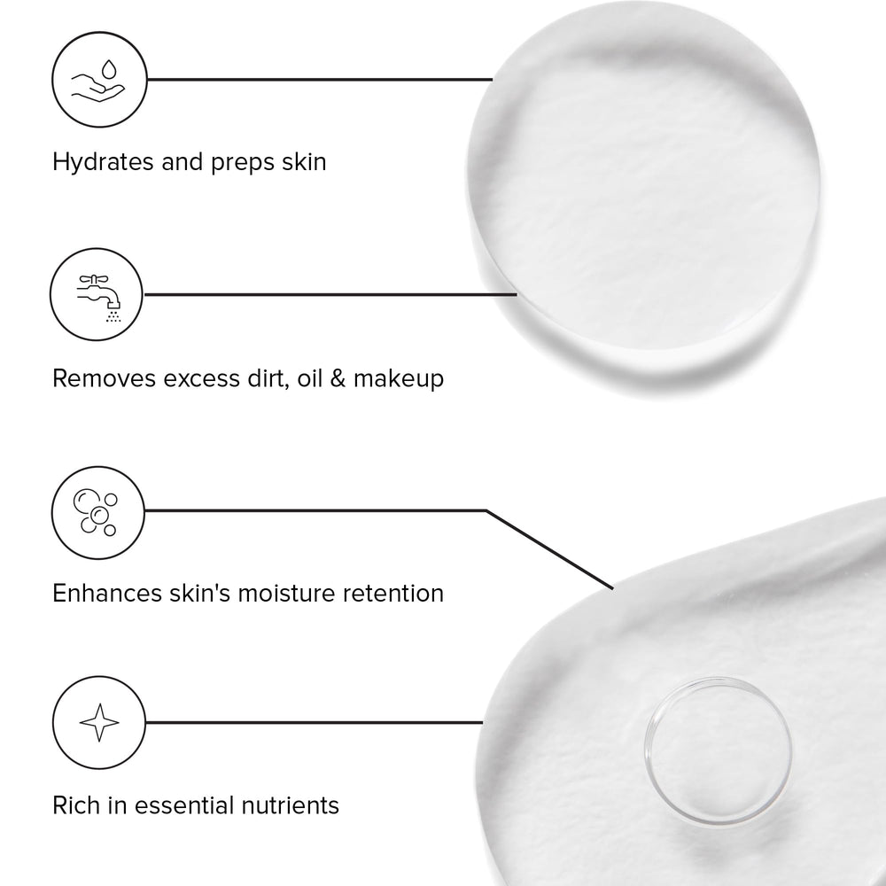 DRMTLGY toner on dresser ready to simplify skincare routine.
