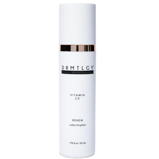 DRMTLGY Vitamin C Moisturizer bottle with pump for quick hydration