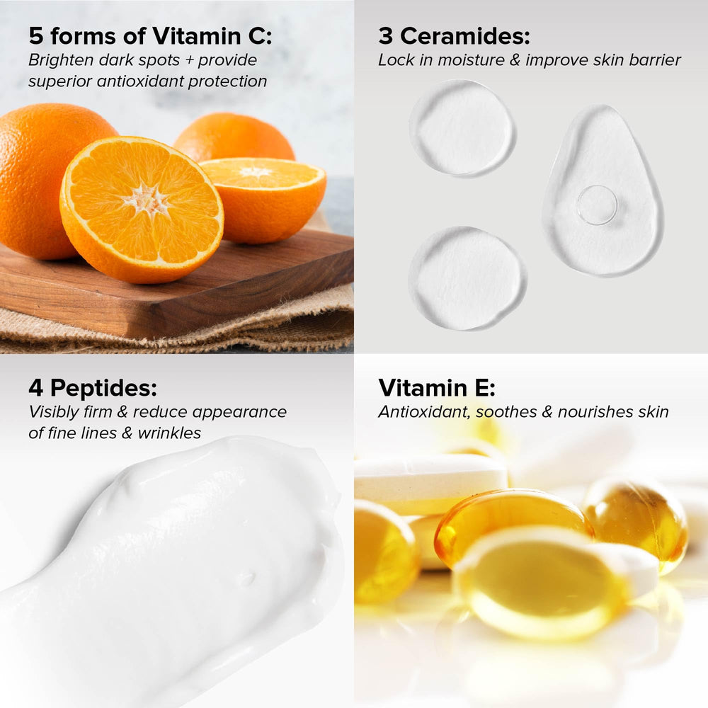 DRMTLGY Vitamin C Moisturizer on hand demonstrating quick absorption