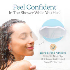 DROP OF DIVINITI disposable shields used in salons for brow protection