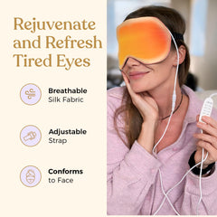 Drop of Diviniti heated eye mask usb-cord image, versatile power options.