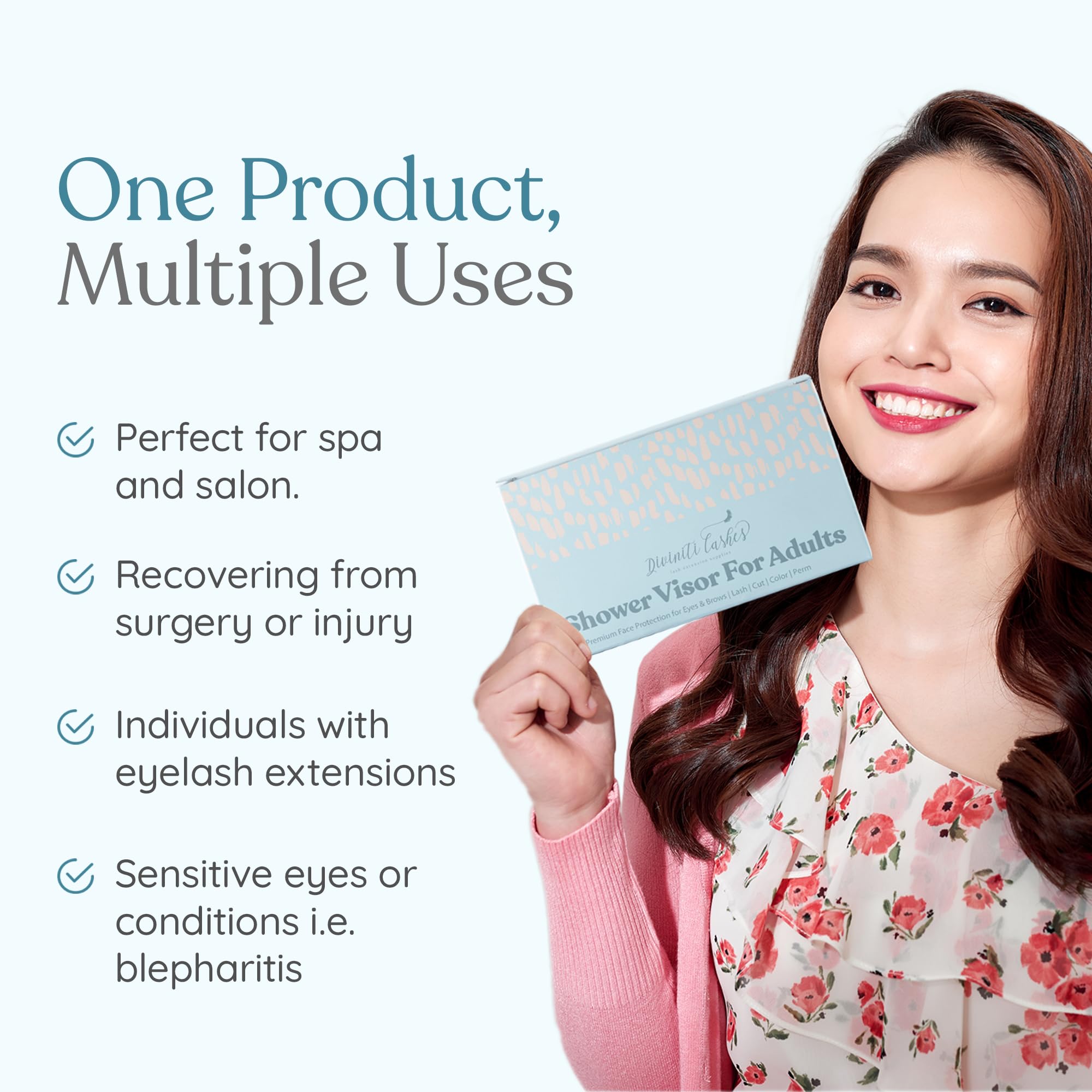 DROP OF DIVINITI salon-use eye shield for efficient aftercare