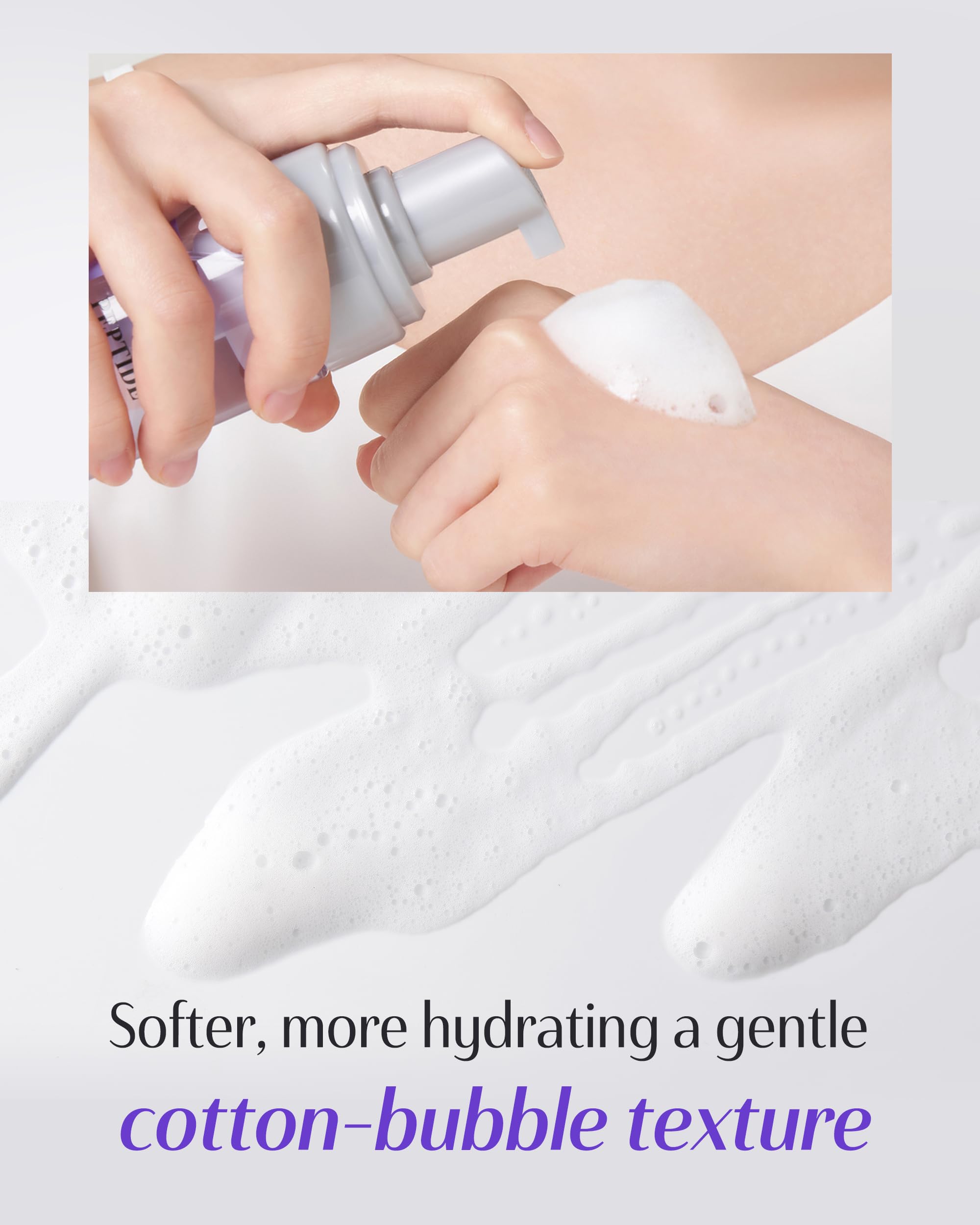 dr.pepti Volume Master Toner neck application shows full-face and neck coverage